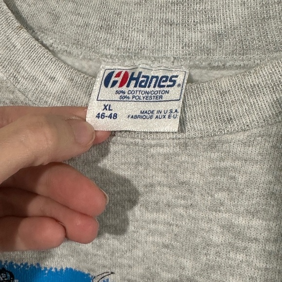 Vintage 1980s Hanes “KOA Detroit-Green” Graphic Sweatshirt — Made in USA - Picture 3 of 5